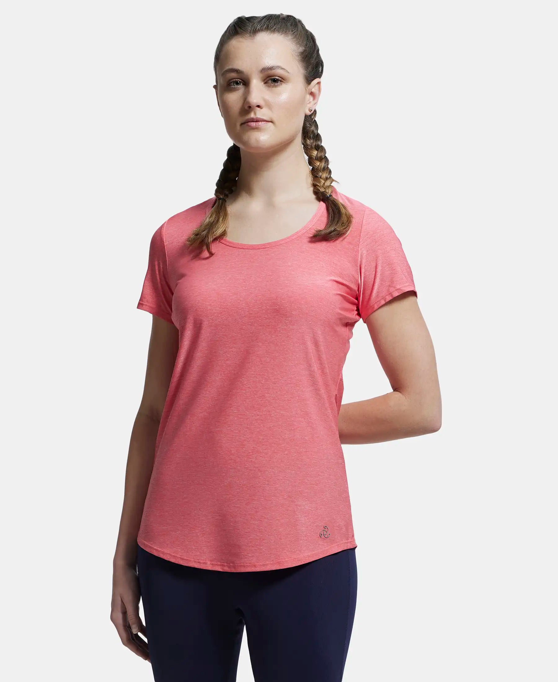 Buy Heka Breathable And Dry Tech, Knitted Seamless Ultralight Comfort-Fit  Rust Running Women T-Shirt Online at Best Prices in India - JioMart.