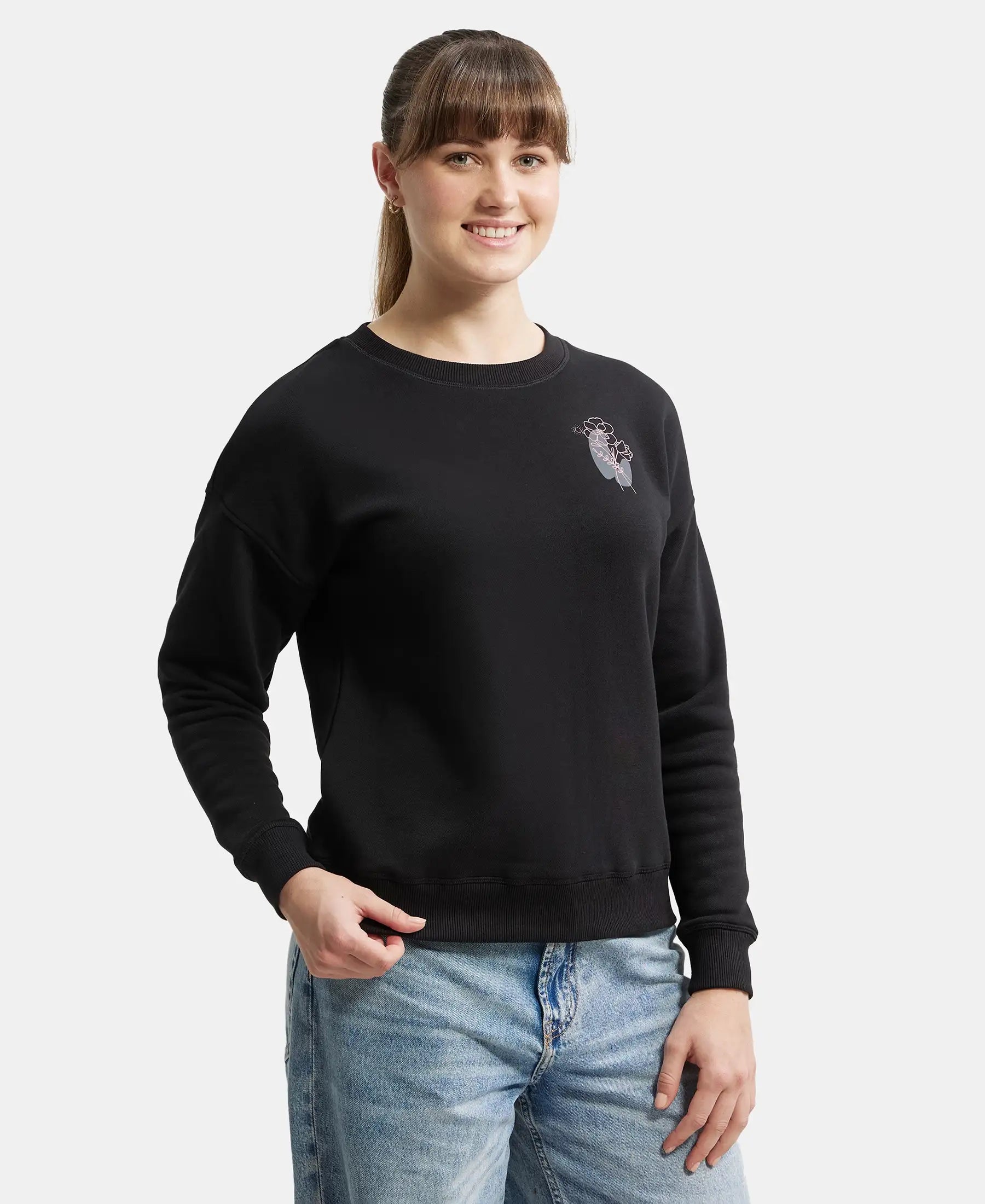 JOCKEY Womens Gray 1/4 Zip Soft Knit Pullover Long Sleeve Sweater