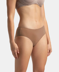 High Coverage Micro Modal Elastane Stretch Hipster With Ultrasoft Concealed Waistband - Deep Taupe