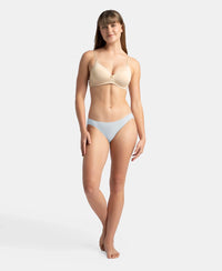 Medium Coverage Micro Modal Elastane Stretch Bikini With Concealed Waistband and StayFresh Treatment - Kentucky Blue