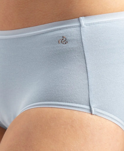 Full Coverage Micro Modal Elastane Stretch Full Brief With Exposed Waistband and StayFresh Treatment - Kentucky Blue