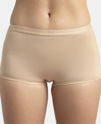 Full Coverage Micro Modal Elastane Stretch Boy Shorts with StayFresh Treatment - Skin