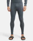 Super Combed Cotton Rich Thermal Long Johns with StayWarm Technology - Charcoal Melange-1