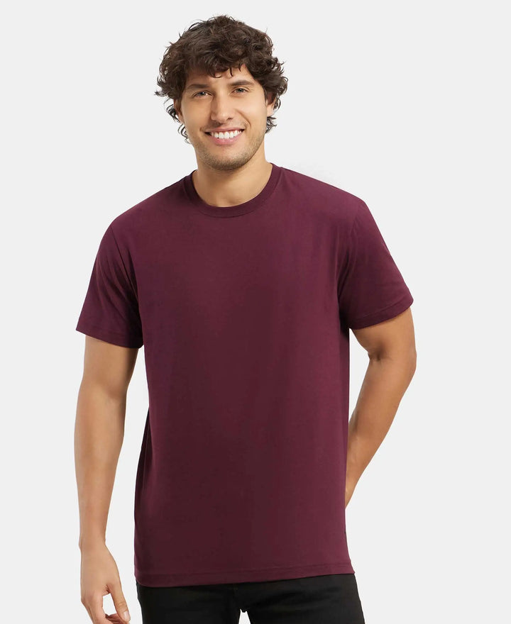 Super Combed Cotton Rich Round Neck Half Sleeve T-Shirt - Wine Tasting-5