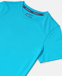 Boy's Super Combed Cotton Round Neck Half Sleeve T-Shirt - Scuba Blue