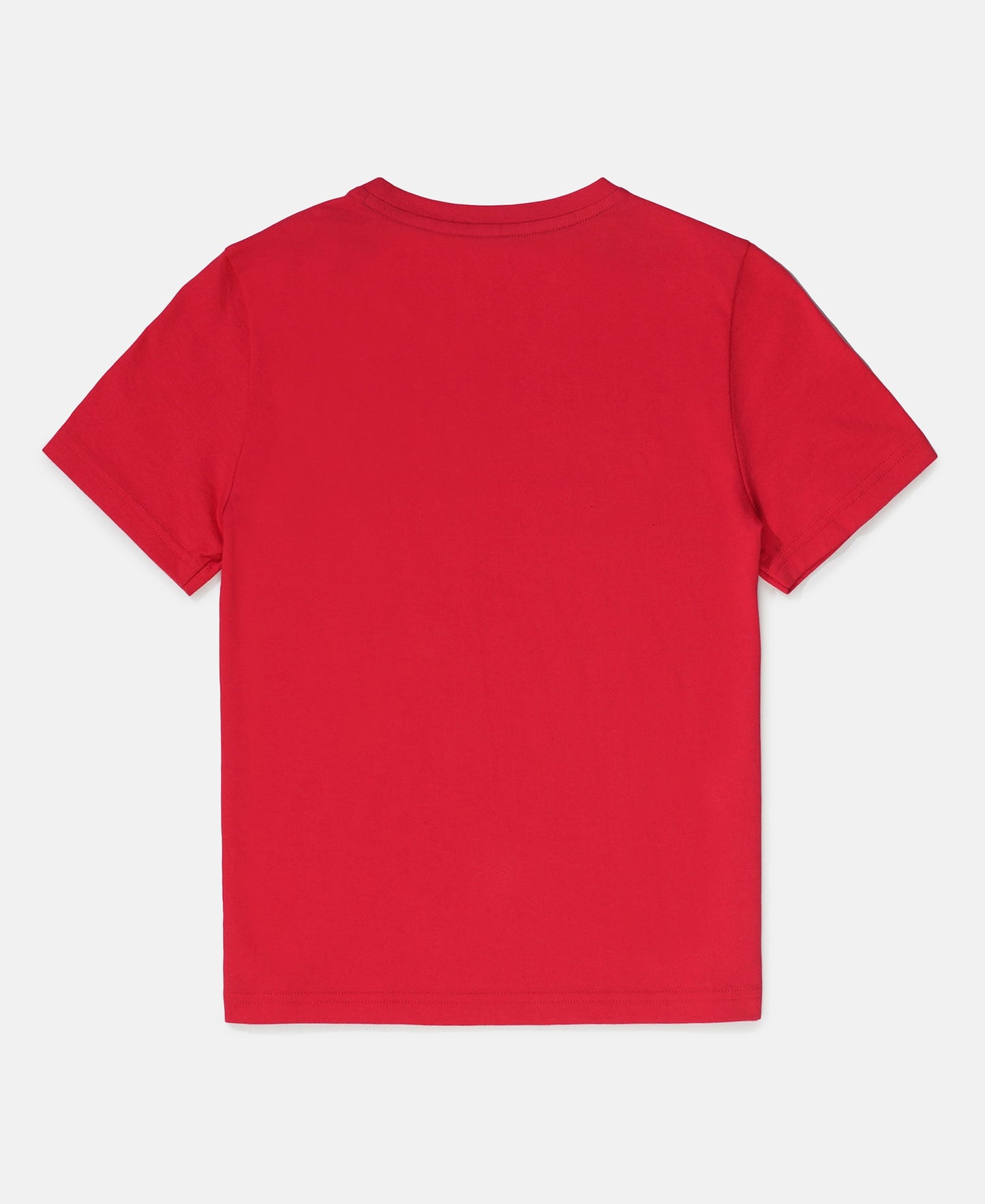 Boy's Super Combed Cotton Round Neck Half Sleeve T-Shirt - Team Red