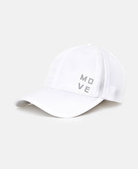 Polyester Solid Cap with Adjustable Back Closure and StayDry Technology - White