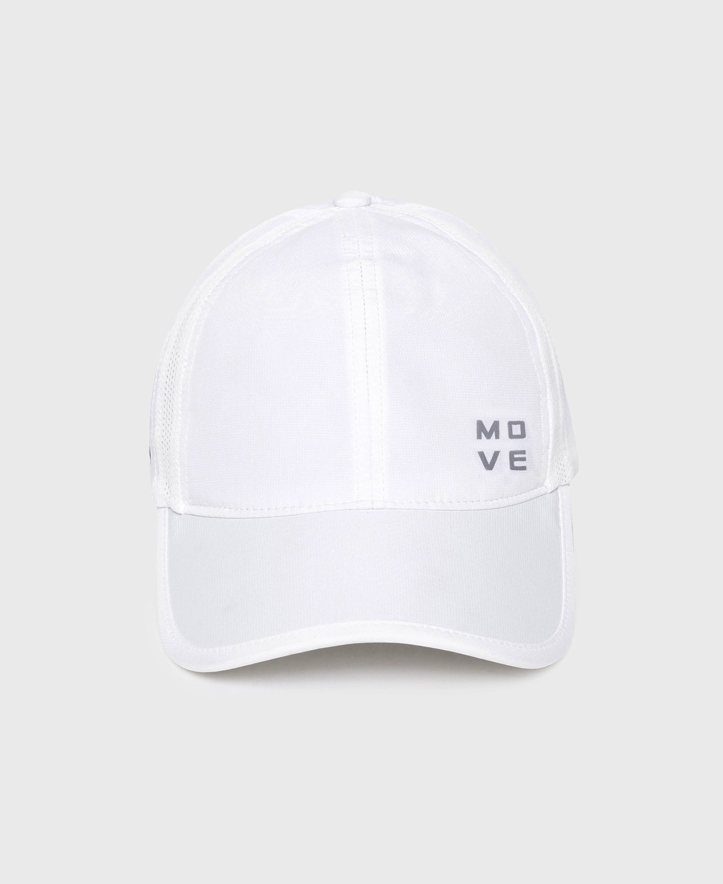 Polyester Solid Cap with Adjustable Back Closure and StayDry Technology - White