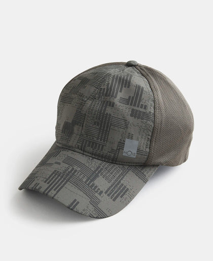 Polyester Printed Cap with Adjustable Back Closure and StayDry Technology - Deep Olive