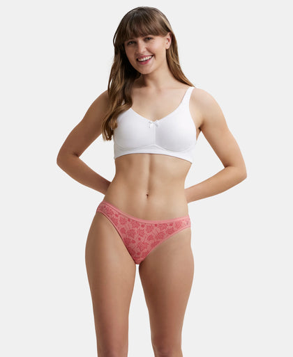 Wirefree Non Padded Super Combed Cotton Elastane Stretch Full Coverage Everyday Bra with Concealed Shaper Panel - White