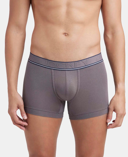 Tencel Micro Modal Elastane Stretch Solid Trunk with Natural StayFresh Properties - Gunmetal-1