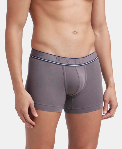 Tencel Micro Modal Elastane Stretch Solid Trunk with Natural StayFresh Properties - Gunmetal-2