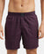 Tencel Lyocell Cotton Checkered Boxer Shorts with Side Pockets - Potent Purple-1