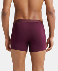 Tencel Micro Modal Cotton Elastane Stretch Solid Trunk with Natural StayFresh Properties - Wine Tasting