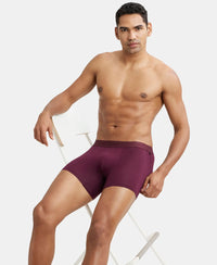 Tencel Micro Modal Cotton Elastane Stretch Solid Trunk with Natural StayFresh Properties - Wine Tasting