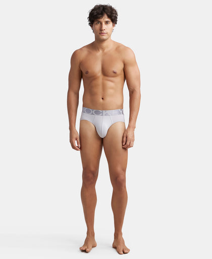 Tactel Microfiber Elastane Stretch Solid Brief with Moisture Move Properties - High Rise