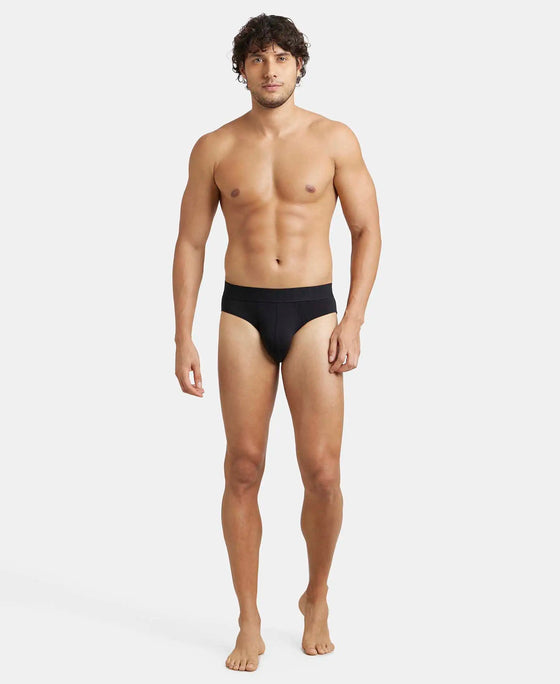 Environment Friendly Tencel Lyocell Fiber Brief With Natural Stayfresh Properties - Black-4