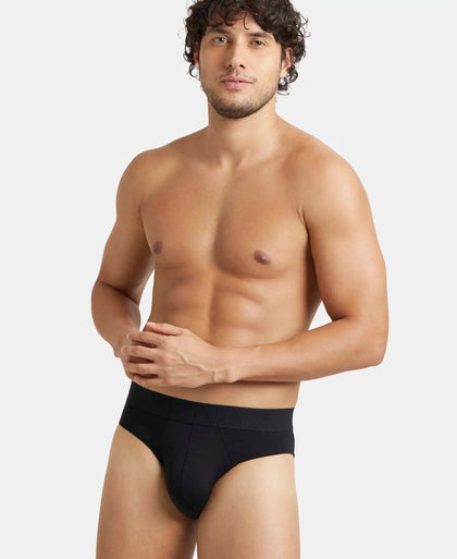 Environment Friendly Tencel Lyocell Fiber Brief With Natural Stayfresh Properties - Black-5