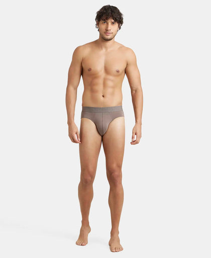 Environment Friendly Tencel Lyocell Fiber Brief With Natural Stayfresh Properties - Dark Khaki-4