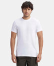 Super Combed Cotton Half Sleeved Inner T-Shirt - White-1