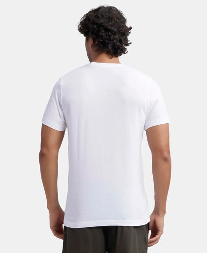 Super Combed Cotton Half Sleeved Inner T-Shirt - White-3