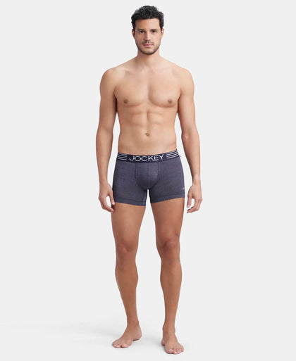 Microfiber Mesh Elastane Stretch Performance Trunk with StayDry Technology - True Navy-4