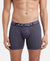 Microfiber Mesh Elastane Stretch Performance Boxer Brief with StayDry Technology - True Navy-1