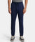 Microfiber Elastane Stretch Jogger with Zipper Pockets and StayDry Treatment - Navy-1