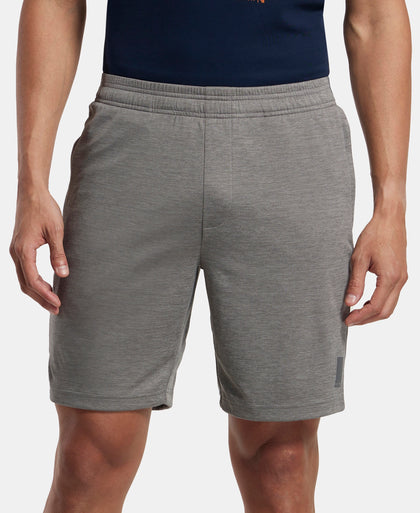 Lightweight Microfiber Shorts with Zipper Pockets and StayFresh Treatment - Performance Grey