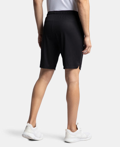 Lightweight and Breathable Microfiber Shorts with StayFresh Treatment - Black