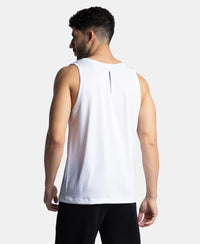 Pack of 2 Lightweight Microfiber Solid Tank Top with Breathable Mesh - Black & White