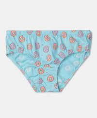 Super Combed Cotton Printed Panty with Ultrasoft Waistband - Angel Blue, Beetroot Pink & Lavendula (Pack of 3)