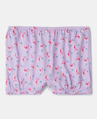 Super Combed Cotton Bloomers with Ultrasoft Waistband - Lavendula, Beetroot Pink & Angel Blue (Pack of 3)