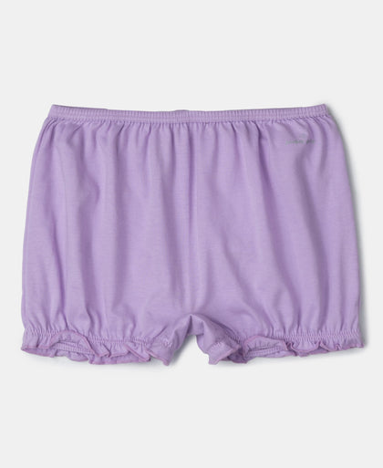 Super Combed Cotton Bloomers with Ultrasoft Waistband - Lavendula, Beetroot Pink & Angel Blue (Pack of 3)