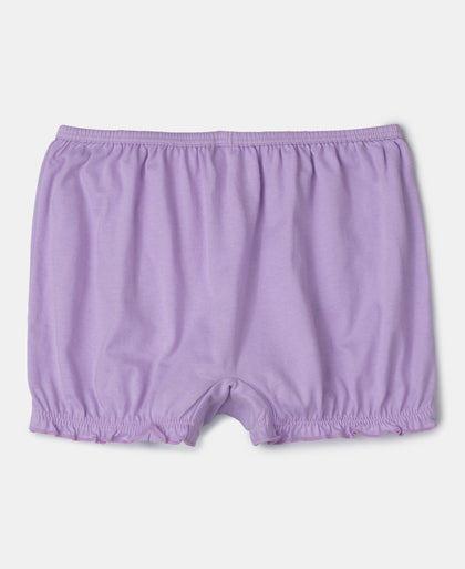 Super Combed Cotton Bloomers with Ultrasoft Waistband - Lavendula, Beetroot Pink & Angel Blue (Pack of 3)