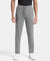 Soft Touch Microfiber Elastane Stretch Trackpant with Side Pockets and StayFresh Treatment - CP Grey