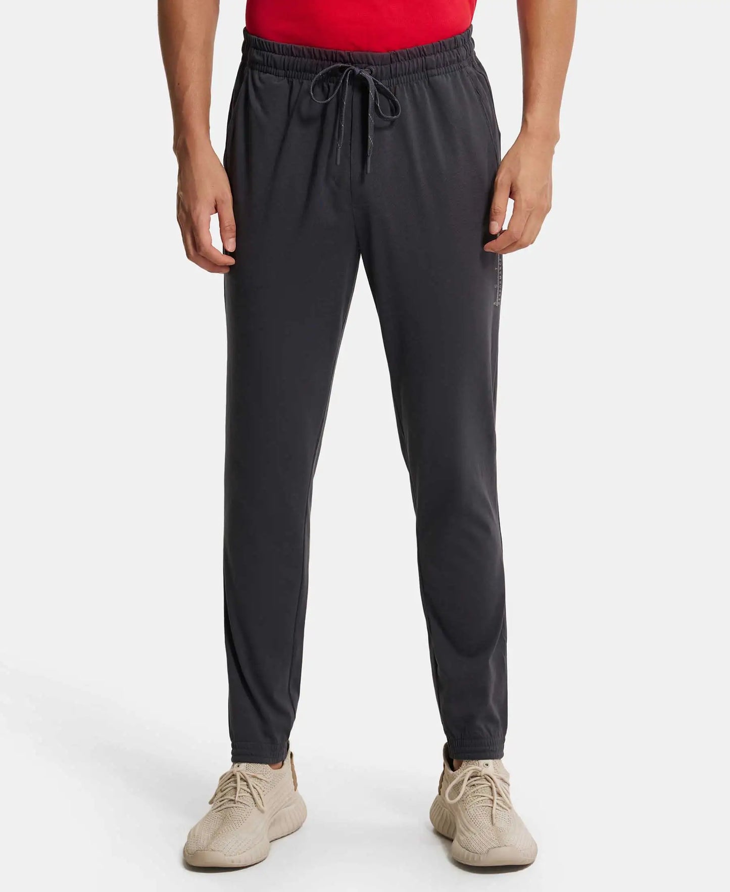 Super Combed Cotton Rich Jogger with StayFresh Treatment - Graphite-1