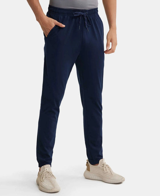 Super Combed Cotton Rich Jogger with StayFresh Treatment - Navy-2