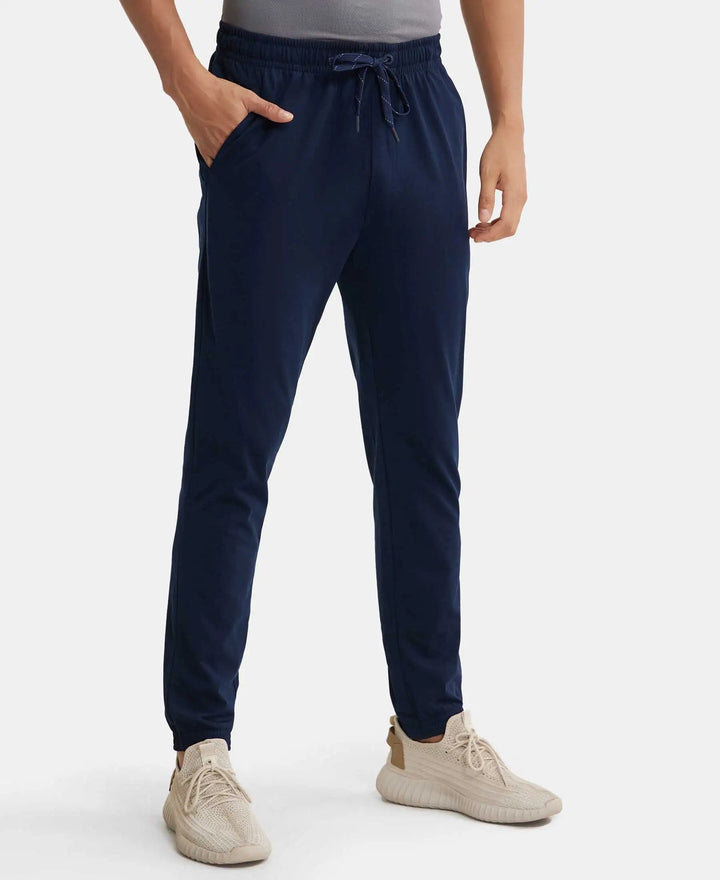 Super Combed Cotton Rich Jogger with StayFresh Treatment - Navy-2