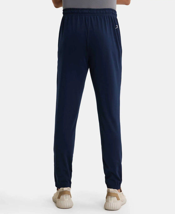 Super Combed Cotton Rich Jogger with StayFresh Treatment - Navy-3