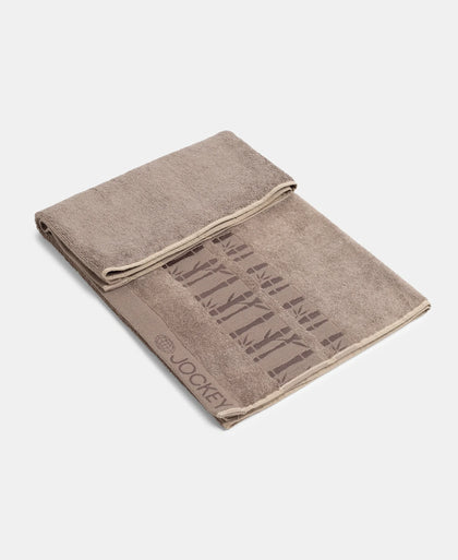 Bamboo Cotton Blend Terry Ultrasoft and Durable Bath Towel with Natural StayFresh Properties - Desert Taupe