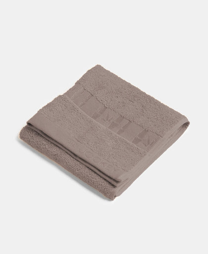 Bamboo Cotton Blend Terry Ultrasoft and Durable Hand Towel with Natural StayFresh Properties - Desert Taupe (Pack of 2)