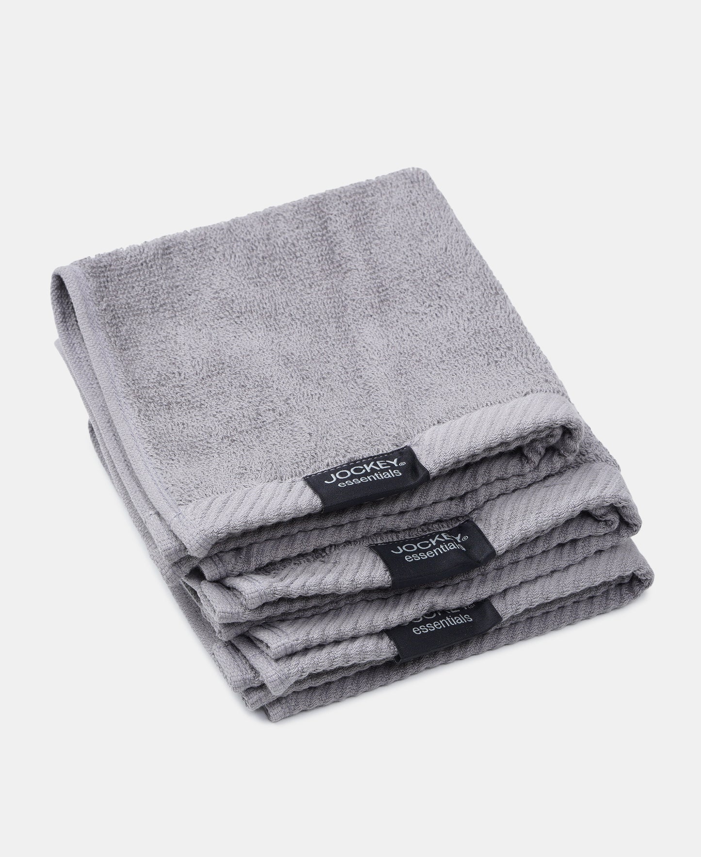 Pack of 6 Cotton Terry Ultrasoft and Durable Solid Face Towel - Grey & Burgundy