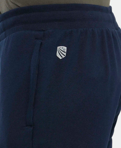 Super Combed Cotton Rich Fleece Trackpants with StayWarm Technology - Navy-7