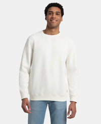 Super Combed Cotton Rich Fleece Sweatshirt with StayWarm Technology - Cannoli Cream