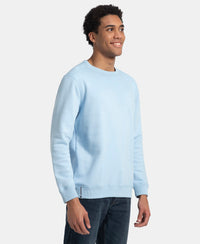 Super Combed Cotton Rich Fleece Sweatshirt with StayWarm Technology - Powder Blue