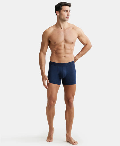 Tactel Microfiber Elastane Solid Brief with Moisture Move Properties - Ocean Depth-4