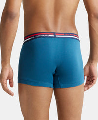 Super Combed Cotton Rib Trunk with Ultrasoft Waistband - Seaport Teal-3