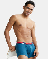 Super Combed Cotton Rib Trunk with Ultrasoft Waistband - Seaport Teal-5