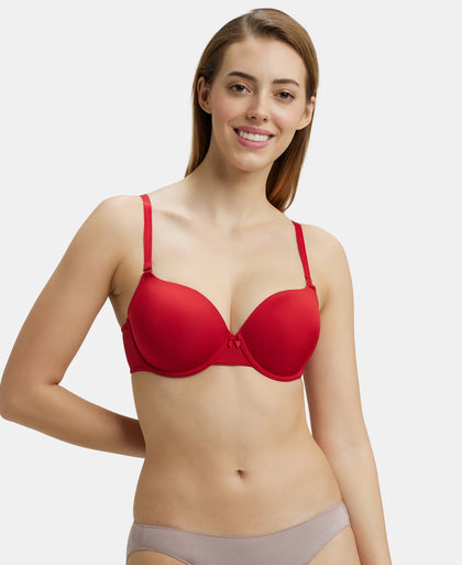Jockey Women's Under-Wired Padded Polyester Full Coverage T-Shirt Bra –  Online Shopping site in India